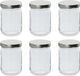 Cosy&Trendy 18x pièces bocaux de stockage/bocaux de conserve avec bouchon à vis métallique 156 ml - bocaux de conserve/bocaux de conserve