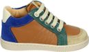 Ocra D076 Baskets basses Marron Cuir/Suède Enfants Taille 26