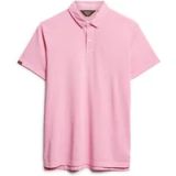 Superdry Studios Jersey Korte Mouw Poloshirt Roze M Man