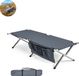 OEM Smart-Elite Veldbed - Kampeerbed - Vouwbed - Ligbed - Stretcher - Campingbedje - Opvouwbaar - 1 Persoons - Grijs