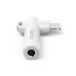 Hama 00201700 tussenstuk voor kabels 3.5 mm Lightning Wit