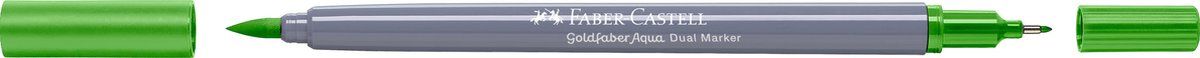 Faber-Castell Duo aquarelmarker Goldfaber - loofgroen 112 - brush / 0,4mm - FC-164512