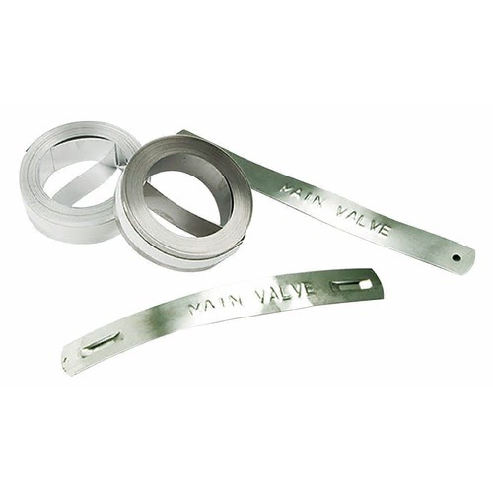 DYMO Industrial Embossing Tape - 12mm x 4.8m - Aluminum - Grey