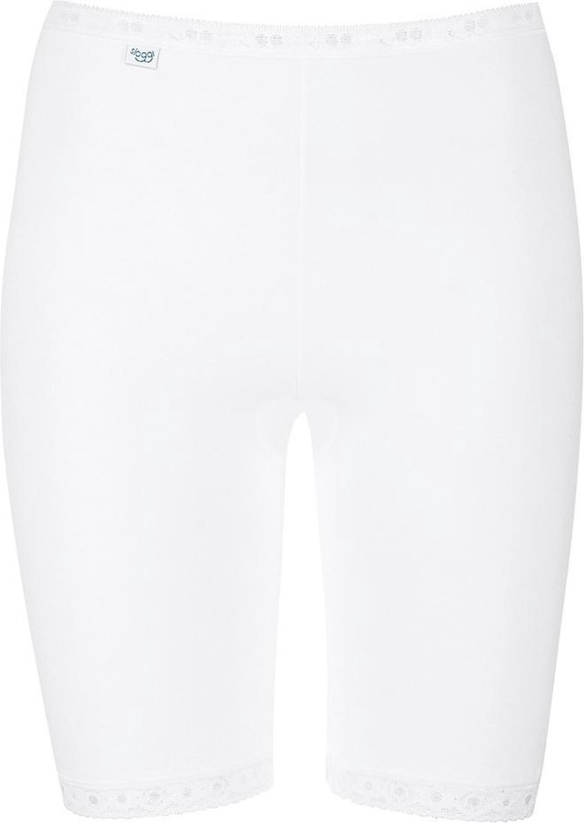 sloggi Basic+ Dames Short lange pijp - Wit - Maat 50