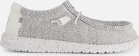 HEYDUDE Wally Sox Instappers grijs Canvas - Maat 45