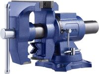 VEVOR 165 Mm Multifunctionele Bankschroef Gemaakt van Robuust Nodulair Gietijzer, 360° Draaibare Basis