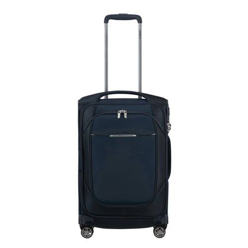 Samsonite trolley Re-Lite 55 cm. Expandable donkerblauw