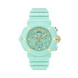Versace Real Active Chr VE0L00325 Horloge - Kunststof - Blauw - Ø 45 mm