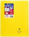 Clairefontaine 984406C Pak met 10 Geniete Schriften Koverbook Geel - 24x32 cm - 48 Pagina's Grote Ruitjes - Wit Papier 90 g - Polypro Omslag