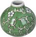 HD Collection Vaas Porselein Groen 11,5x11,5x10,5cm