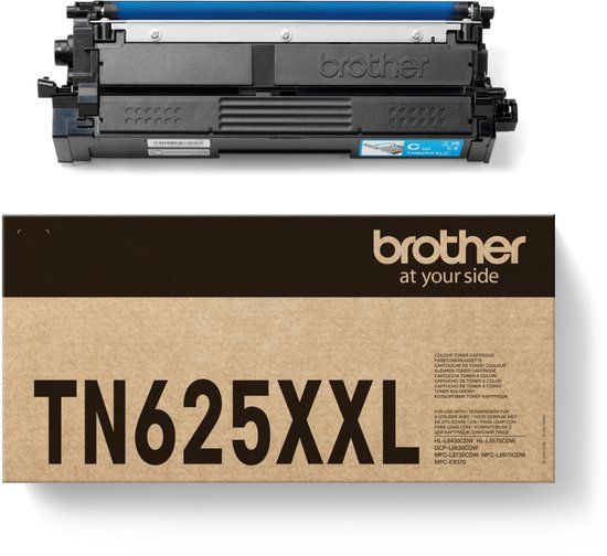 Brother TN-625XXLC Tonercartridge Cyaan