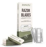 Set de 60 lames de rasoir double tranchant en acier inoxydable de haute qualité