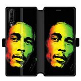 Beschermhoes Wiko Beschermhoes van leer voor Wiko View 4 / View 4 Lite Bob Marley 2