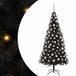 vidaXL Kerstboom Zwart 180 cm PVC