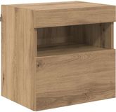 vidaXL meuble TV 2 pièces chêne Artisan bois composite