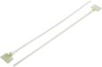 TRU COMPONENTS TC-MHVC100203 Kabelbinder 101 mm 3.60 mm Transparant, Hersluitbaar, 100 stuks