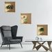 3D-muursticker, zelfklevend, 3D-effect, mandarijn, bloem en plant, muurstickers voor slaapkamer en volwassenen, 3D-woonkamer, muursticker, trompe-oog, 40 x 120 cm