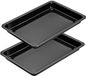 Dr. Oetker Set van 2 Ovenschalen 42 x 29 cm Staal Zwart