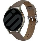 Strap-it Samsung Bracelet cuir 'réglage fin' Samsung Galaxy Watch 5 - 44mm (marron foncé)