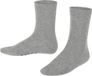 FALKE Cotton Finesse elegant fijn katoen sokken kinderen grijs - maat 23-26