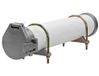 Buyers Products CC400 Buistransportset in pvc, 4 inch diameter, bevestigingshardware inbegrepen, veerbelaste vergrendeling, weerbestendige deurpakking