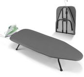 Tablette à repasser pliable 81x31cm - Avec crochets de suspension - Gris
