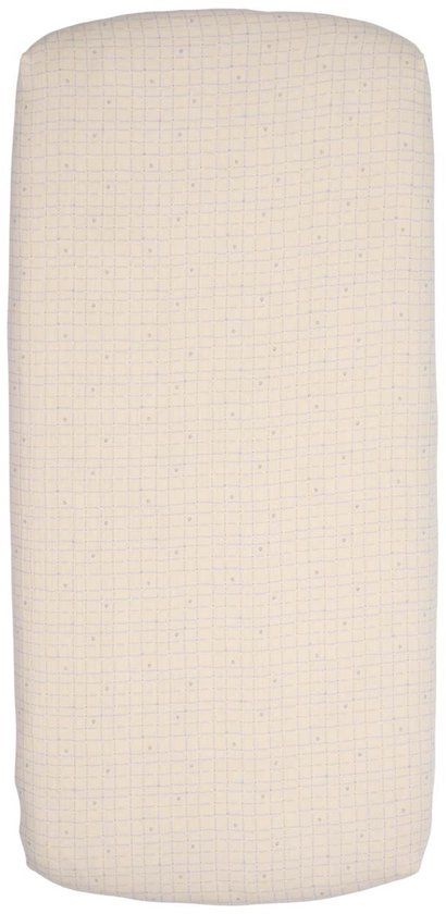 Koeka Hoeslaken Ledikant Lind Warm White 60x120 cm Katoen