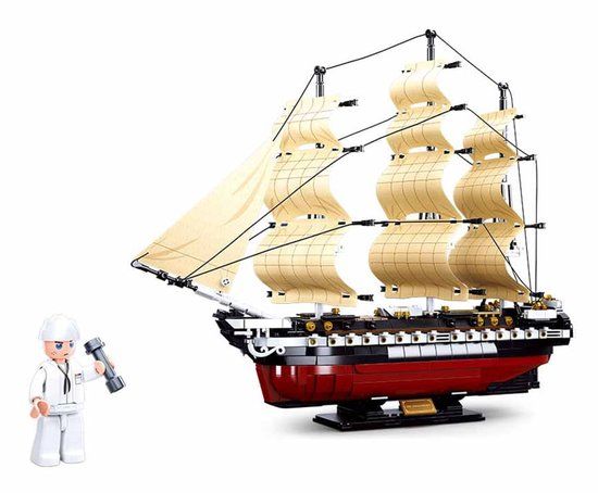 Sluban M38-B0836 USS Frigate - Construction Toy - 1118 Pieces - Ages 6+