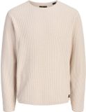 Jack & Jones Heren trui regular fit Beige S Ronde Hals Volwassenen