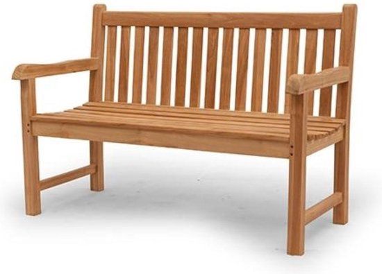 Buitengewoon de Boet Windsor 3-zits tuinbank Teak - Bruin - 150 cm