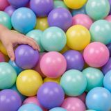 LittleTom 100 Ballen voor Ballenbak - 6cm Plastic Baby Speelballen - Kleurrijk