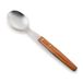 Arcos Table Mes - Dessertlepel - roestvrij staal 18/10 en 150 mm - Handgreep Pack-Hout Kleur Bruin