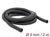 Delock Gevlochten slang zelfsluitend 2 m x 9 mm zwart