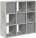 vidaXL Dressoir Beton Grijs 73,5 x 24 x 69,5 cm
