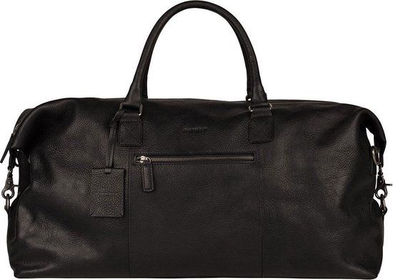 Burkely Antique Avery Weekender Reistas Zwart | Leer | 60 Liter