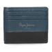 Pepe Jeans Dual Kaartenetui Blauw 9,5 x 7,5 cm Leer