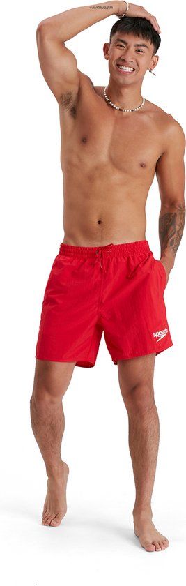 Speedo Essential 16" Watershort Heren - Rood - XS