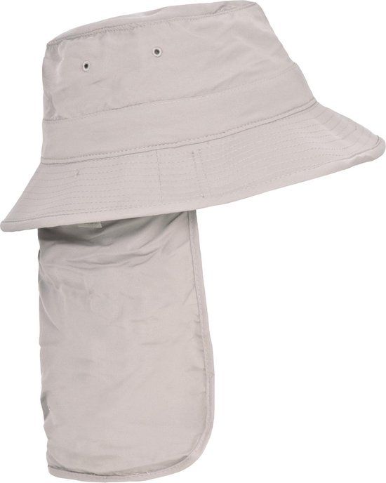 Trespass Bearing Bucket Hat - Unisex - Pebbles - S