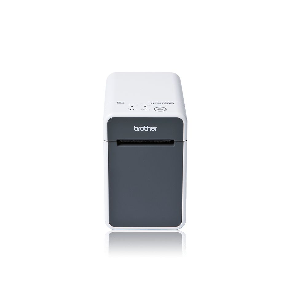 Brother TD-2120N Label Printer - Direct Thermal, 203 x 203 DPI, Wired Ethernet, USB, RS-232