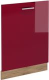 Vicco R-Line Frontpaneel – 60 cm sans plan de travail Rouge brillant