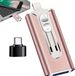 Vyzio DATAFLEX 3-in-1 USB Stick - 128GB - Roze - Lightning, Micro USB, USB-C