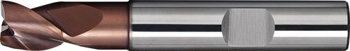 Promat/Tecwerk Spiebaanfrees | DIN 6527 K type N | nominale-d. 8 mm | VHM TiAlN DIN 6535 HB | snedeaantal 3 kort - 4000866247