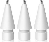 Selected by GSMpunt.nl Replacement Metalen Tips - Geschikt voor Apple Pencil 1st Gen & 2nd Gen - Vervangende Tips 3 Stuks - Wit
