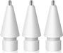 Selected by GSMpunt.nl Replacement Metalen Tips - Geschikt voor Apple Pencil 1st Gen & 2nd Gen - Vervangende Tips 3 Stuks - Wit