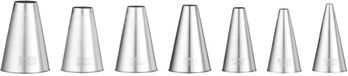 HENDI Ronde spuitmondjes set – 7 maten – veelzijdig decoreren