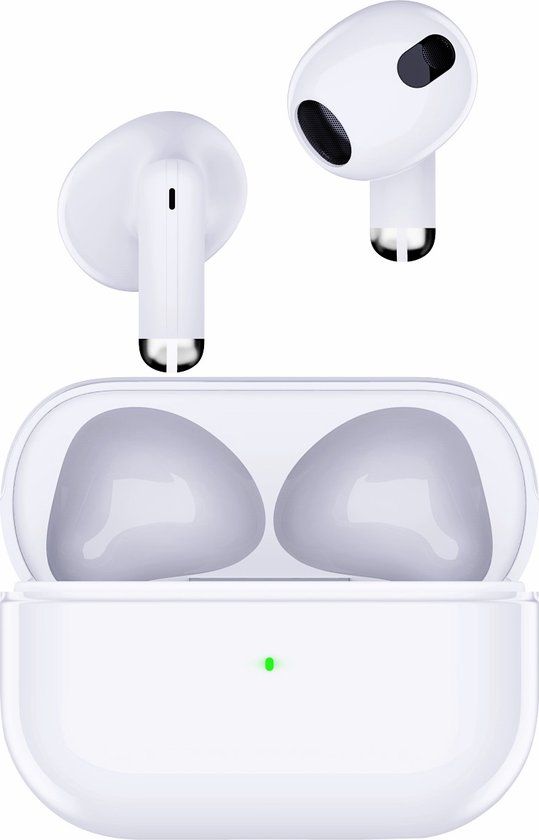 Swissten Minipods - Draadloze Bluetooth oordopjes - Wit