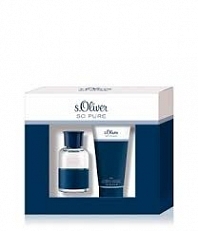 s.Oliver So Pure Men Geschenkset Eau De Toilette 30ml + Showergel 75ml Set