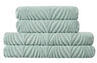 Kleine Wolke Badhanddoek Leaf Maledivia 70 x 140 cm Groen Katoen
