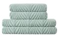 Kleine Wolke Badhanddoek Leaf Maledivia 70 x 140 cm Groen Katoen
