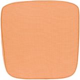 Unique Living Wickerstoelkussen Bliss outdoor Orange - 46x47x4cm